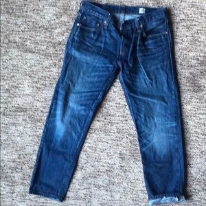 Levi boyfriend button up jeans